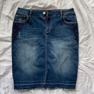Vintage Nanette Denim Skirt
